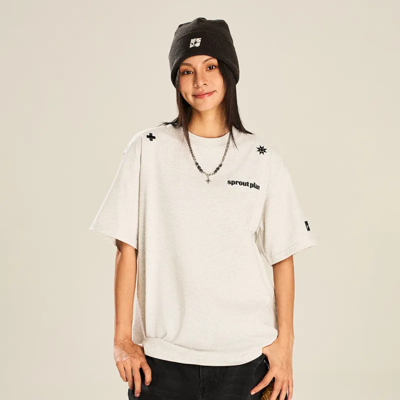 NSTNEW START T Shirts Unisex White Heather Gray-3