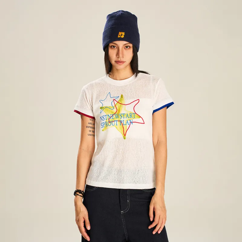 NSTNEW START T Shirts Women's White-5