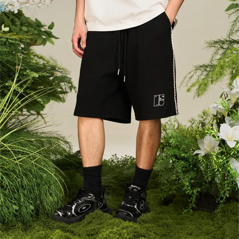 NSTNEW START Casual Shorts Unisex Black-4