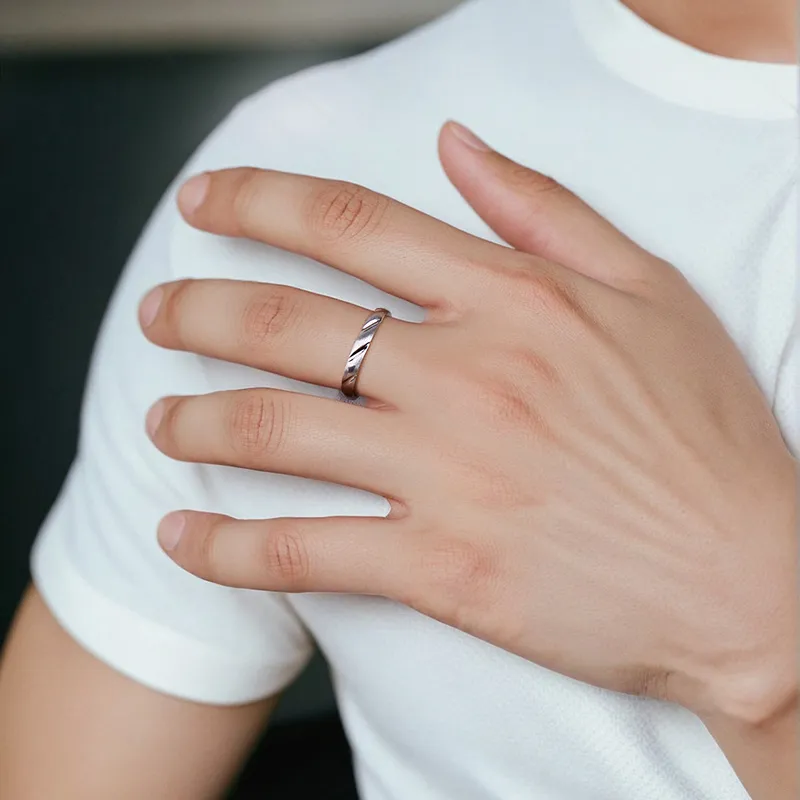 YUJIANDOUDOU S925 Silver Rings Unisex-4