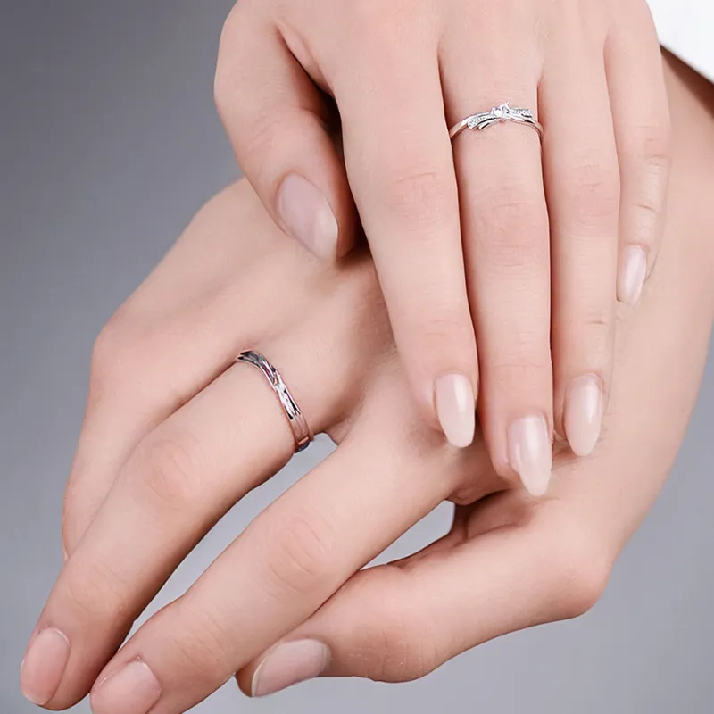 YUJIANDOUDOU S925 Silver Rings Unisex-2