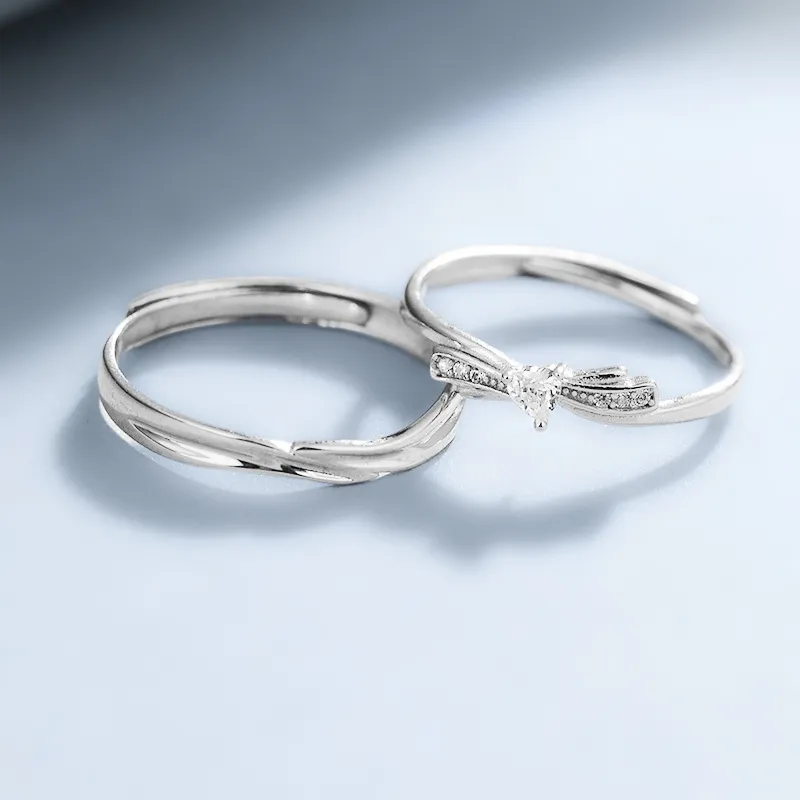 YUJIANDOUDOU S925 Silver Rings Unisex-5