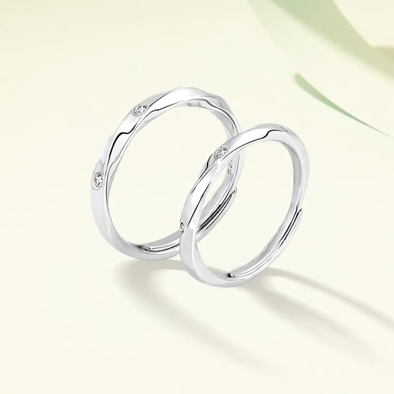 YUJIANDOUDOU S925 Silver Rings Unisex-3