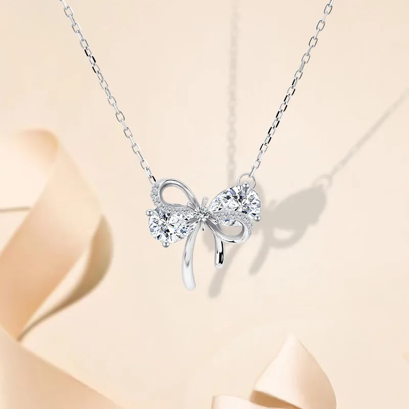 YUJIANDOUDOU S925 Silver Necklaces Women's-1