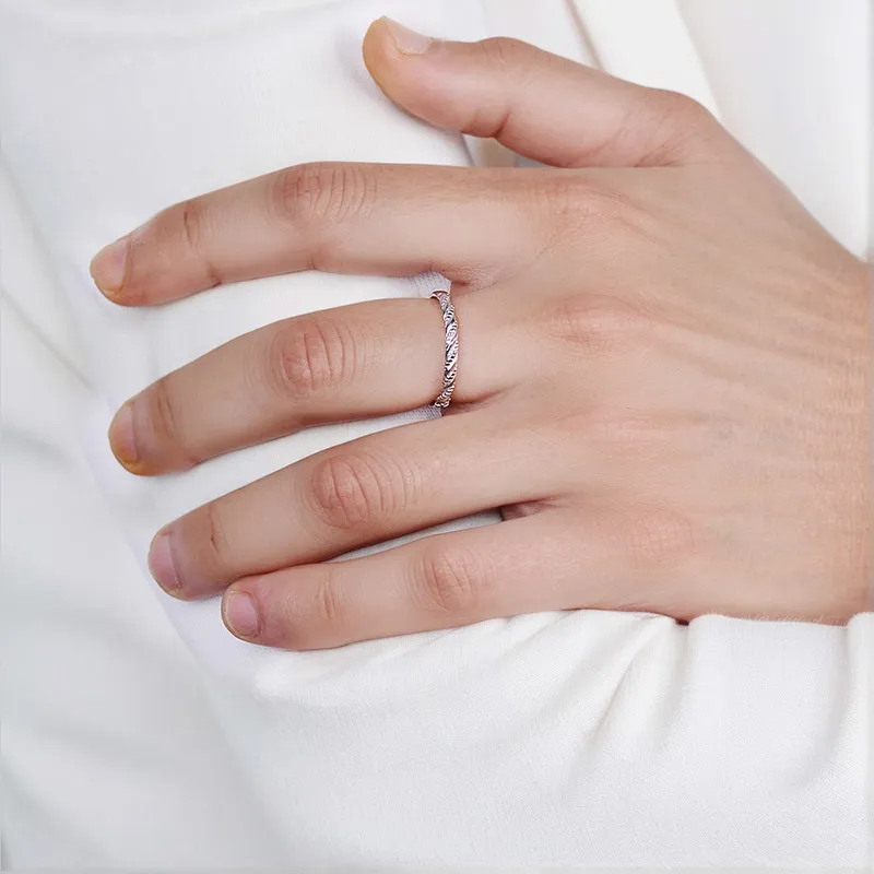 YUJIANDOUDOU S925 Silver Rings Unisex-4