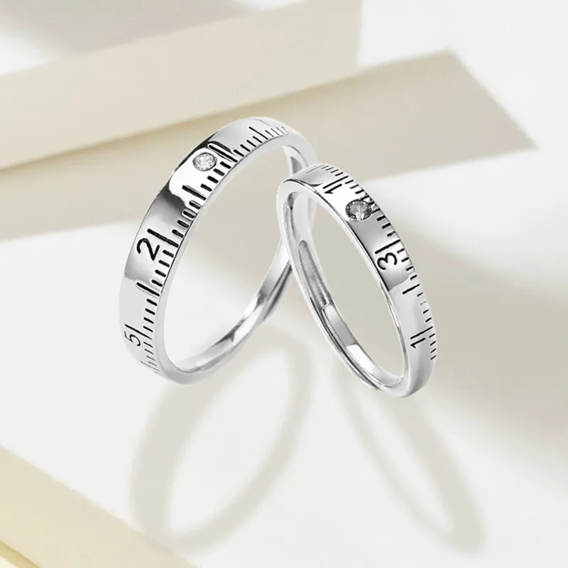 YUJIANDOUDOU S925 Silver Rings Unisex-2