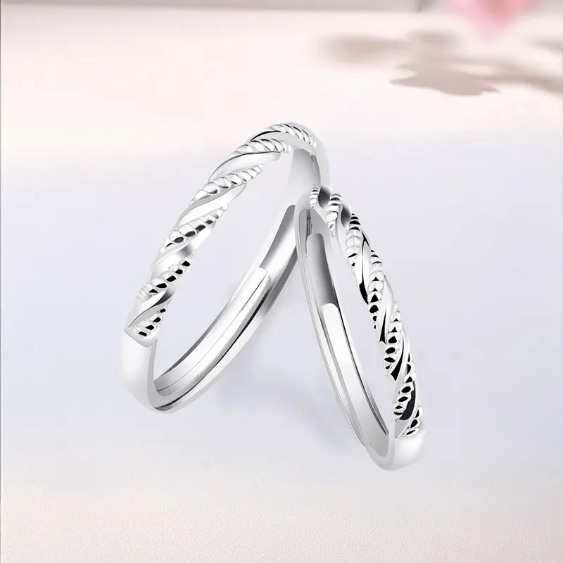 YUJIANDOUDOU S925 Silver Rings Unisex-1