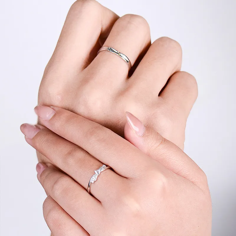 YUJIANDOUDOU S925 Silver Rings Unisex-1
