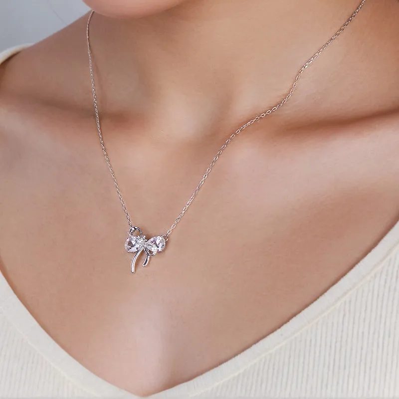 YUJIANDOUDOU S925 Silver Necklaces Women's-3