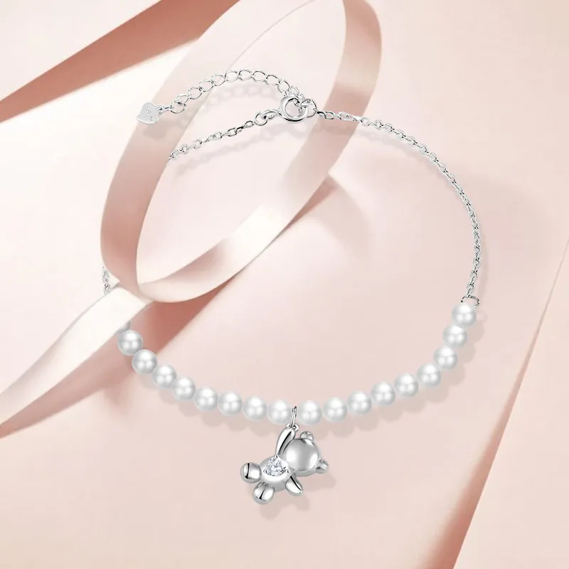 YUJIANDOUDOU S925 Silver Bracelets Women's-1
