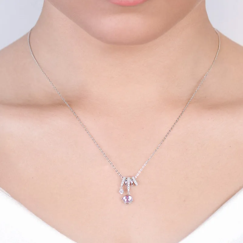 YUJIANDOUDOU S925 Silver Necklaces Women's-2
