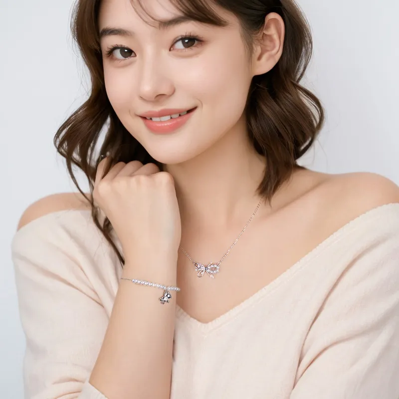 YUJIANDOUDOU S925 Silver Bracelets Women's-4