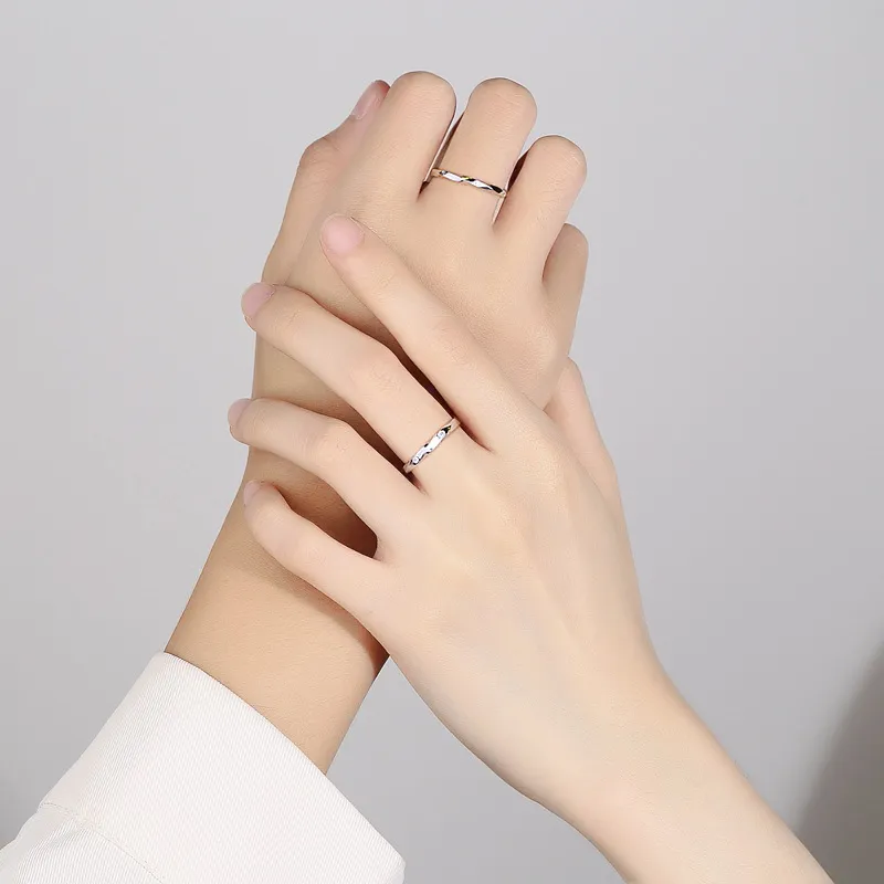 YUJIANDOUDOU S925 Silver Rings Unisex-2