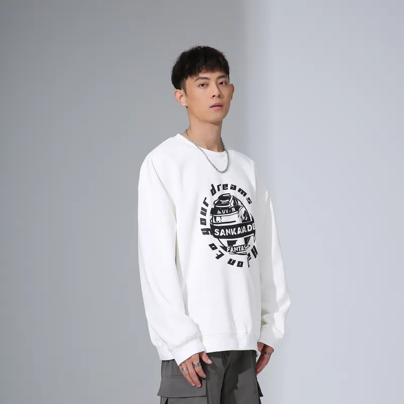 SANKAIMADE Sweatshirts Unisex White-4