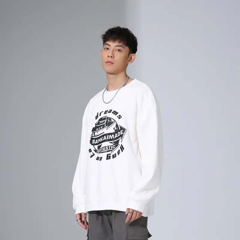 SANKAIMADE Sweatshirts Unisex White-3