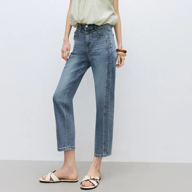 ONLY Straight Fit Ankle-Length Pants Jeans Women's-13