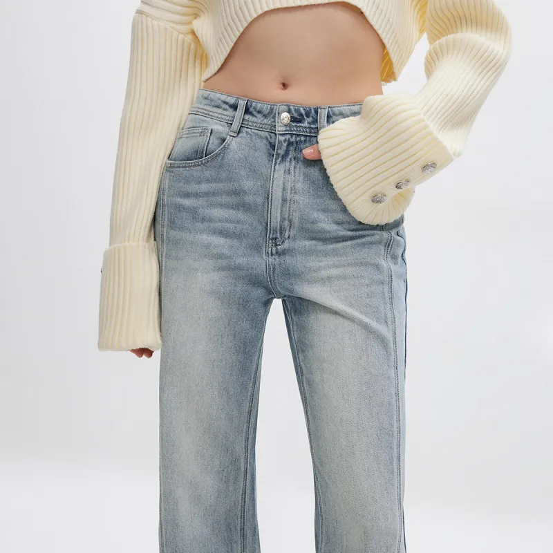 ONLY Jeans Women's Washed Denim Blue-5