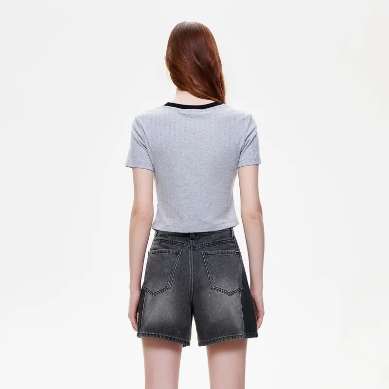 ONLY Denim Shorts Women's-3