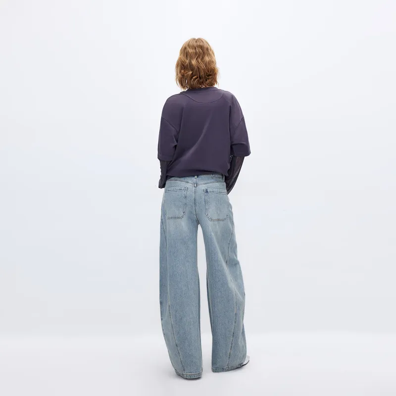 ONLY Jeans Women's J33 350 Washed Denim Blue-3