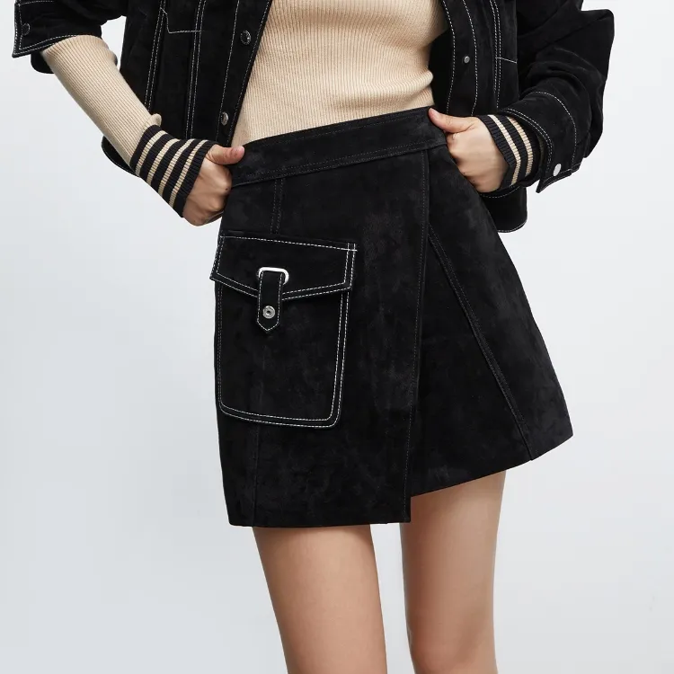 ONLY Leather Short Skirts Women's-6