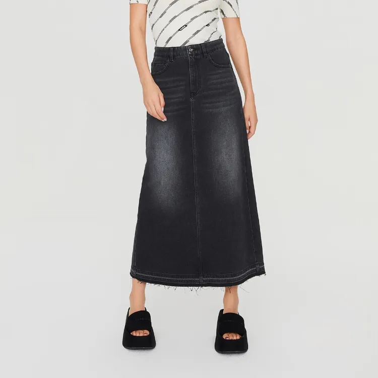 ONLY Denim Long Skirts Women's-6