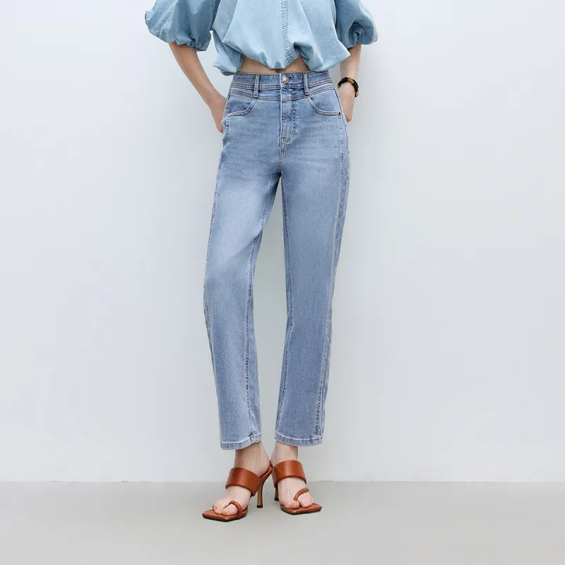 ONLY Straight Fit Ankle-Length Pants Jeans Women's-7