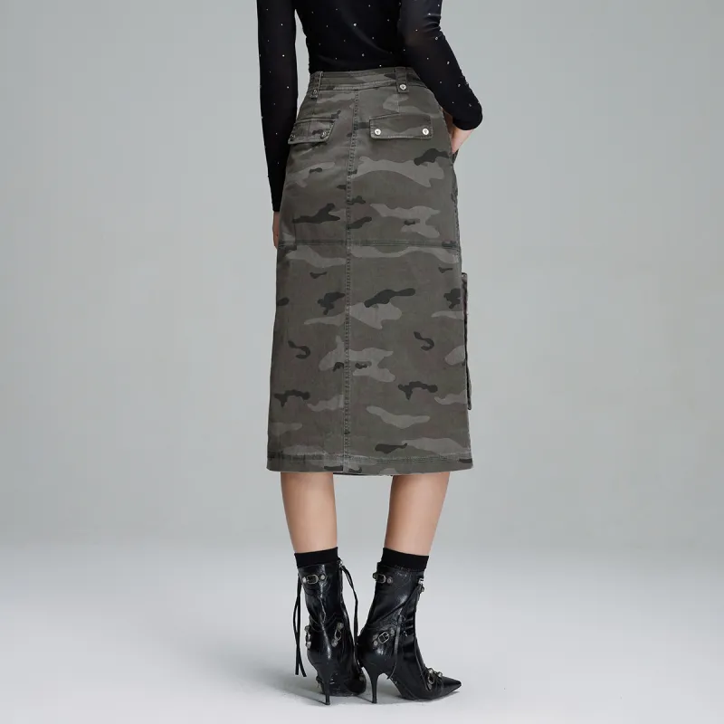 ONLY Denim Long Skirts Women's-11