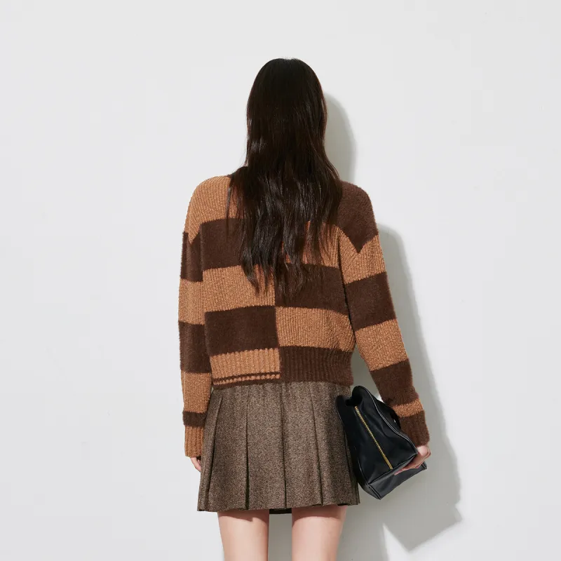 ONLY Knitwear Women's Coffee Bean Color-2