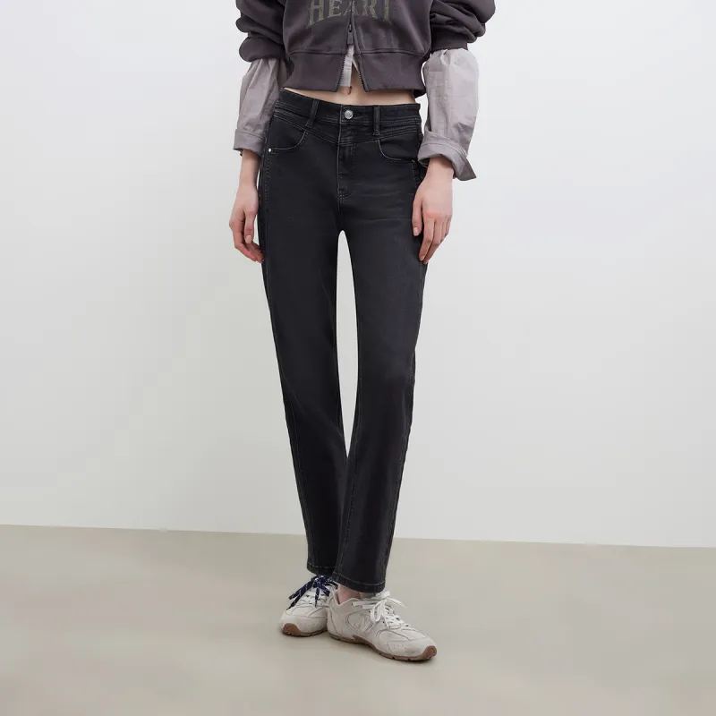 ONLY Straight Fit Ankle-Length Pants Jeans Women's-2