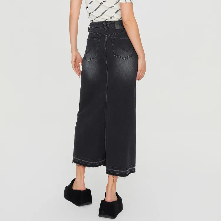 ONLY Denim Long Skirts Women's-7