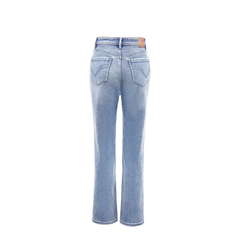 ONLY Straight Fit Ankle-Length Pants Jeans Women's-6