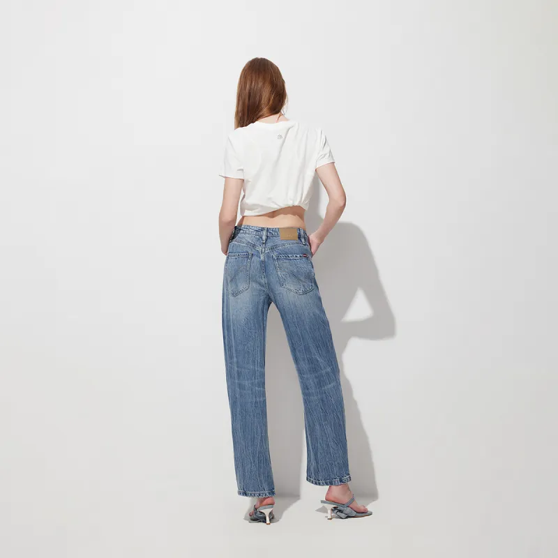 ONLY Jeans Women's J33 350 Washed Denim Blue-3