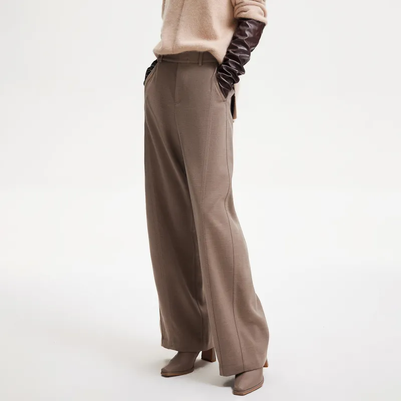 ONLY Suit Trouser Women's Palm Tree Brown-3