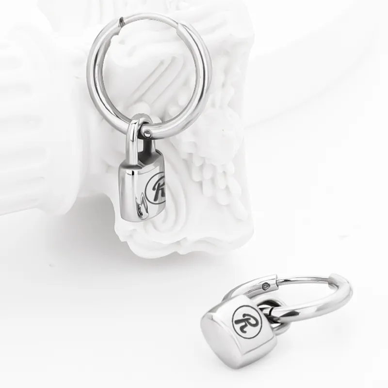 TRIDENT Titanium Steel Earrings Unisex-2
