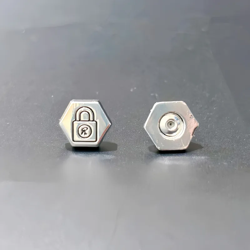 TRIDENT Alloy: Titanium Steel Earrings Unisex-2