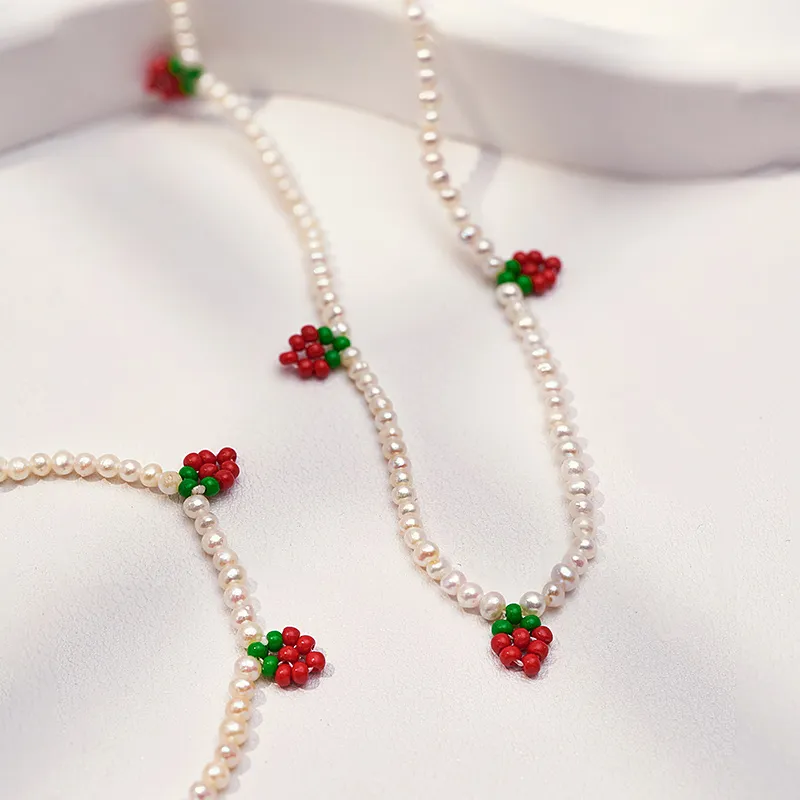 QLADY Pearl Necklaces Women's-5