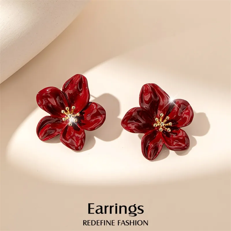 QLADY S925 Silver Stud Earrings Women's-1