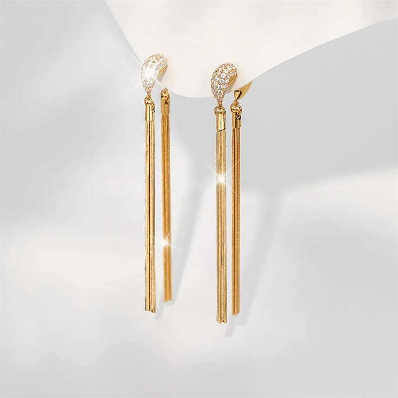 QLADY Drop Earrings Women's-4
