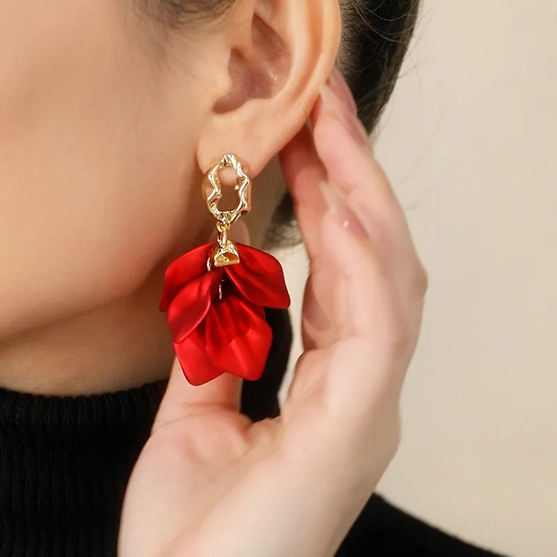 QLADY S925 Silver Stud Earrings Women's-1
