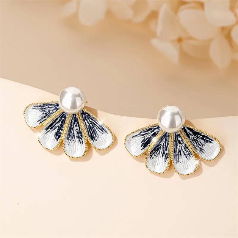 QLADY S925 Silver Stud Earrings Women's-1