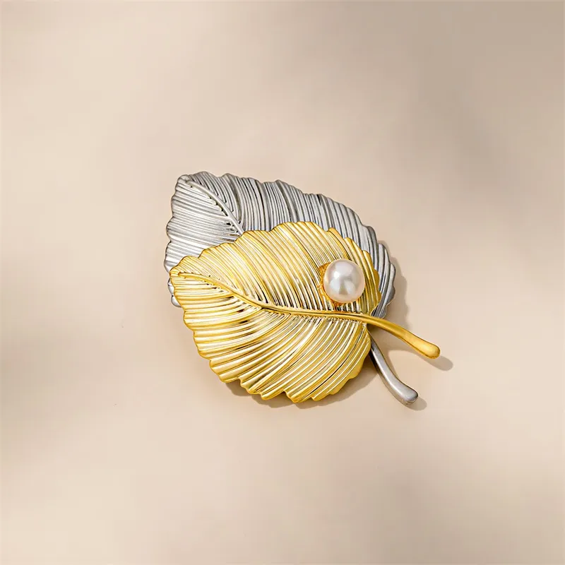 QLADY Freshwater Pearl Brooches Women's-4