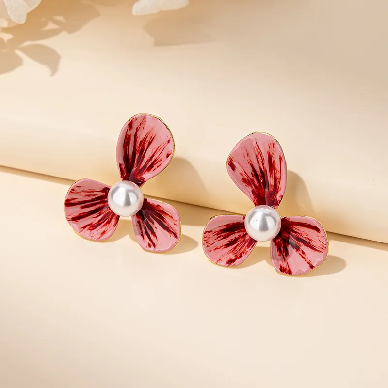 QLADY S925 Silver Stud Earrings Women's-5