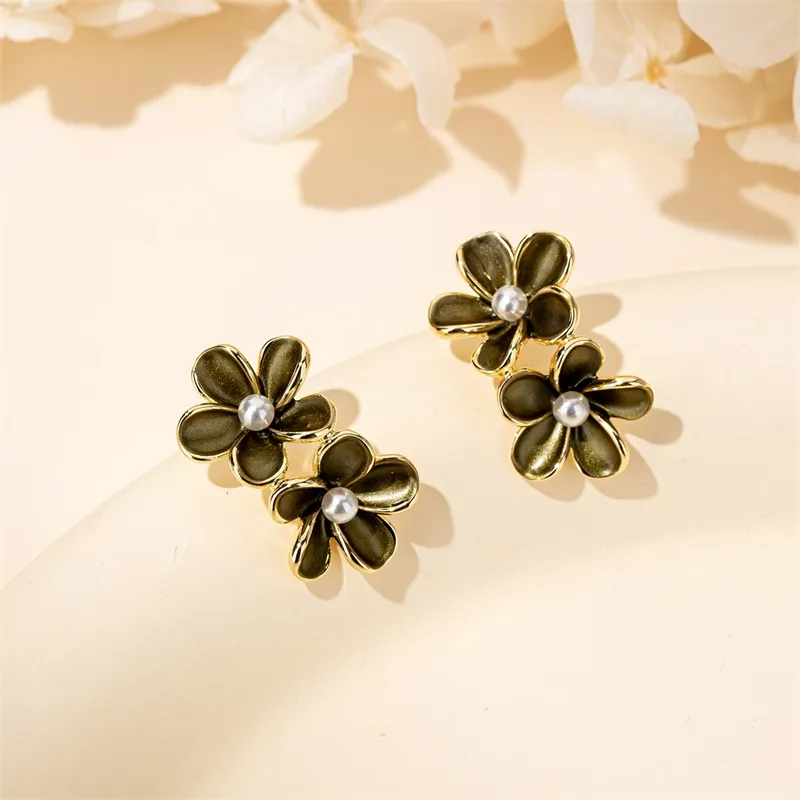 QLADY S925 Silver Stud Earrings Women's-2