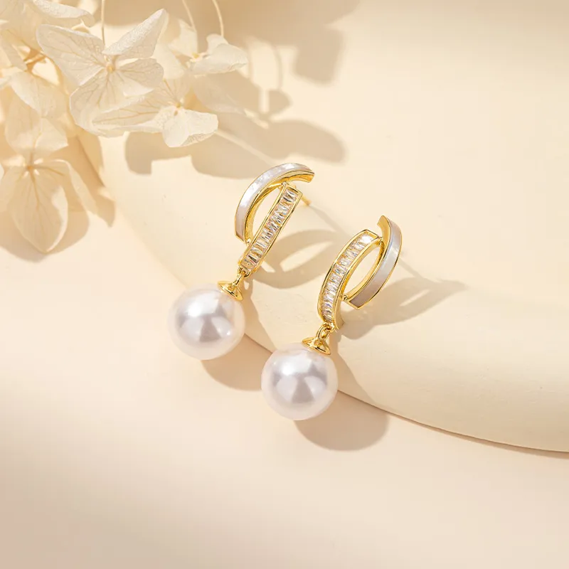 QLADY S925 Silver Earrings Women's-4