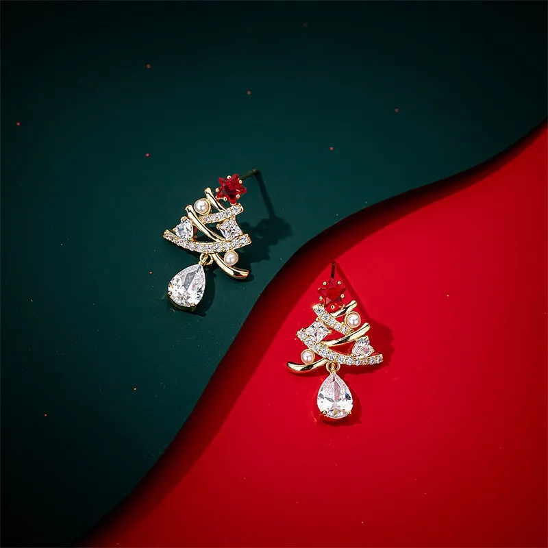QLADY S925 Silver Stud Earrings Women's-10