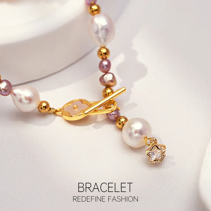 QLADY Pearl Bracelets Women's-4