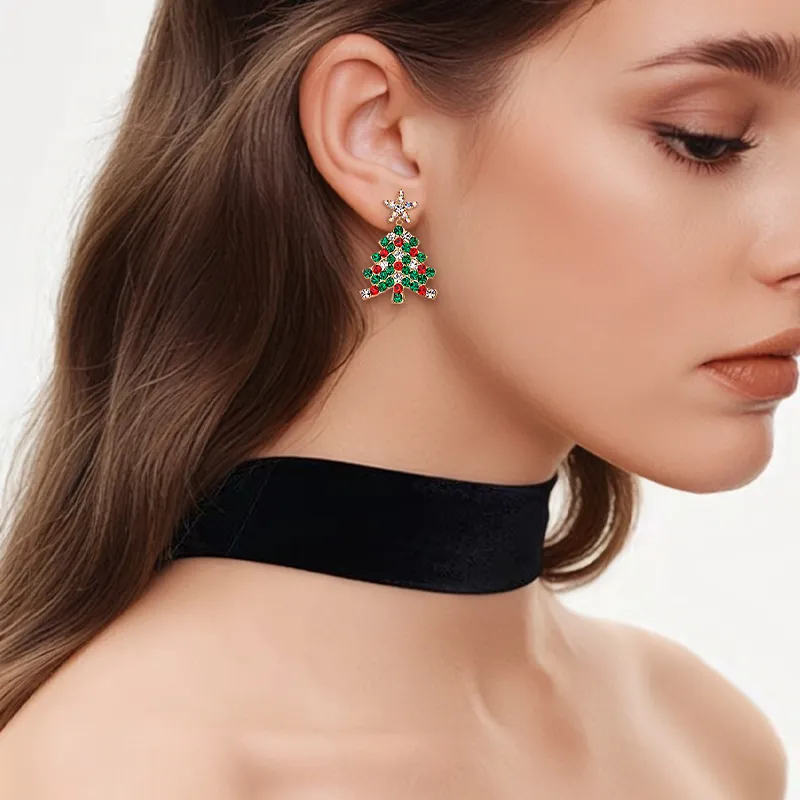 QLADY S925 Silver Stud Earrings Women's-4
