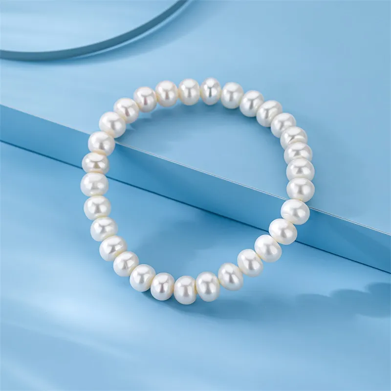 QLADY Freshwater Pearl Bracelets Women's-4