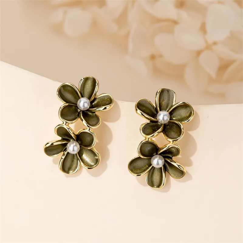QLADY S925 Silver Stud Earrings Women's-1