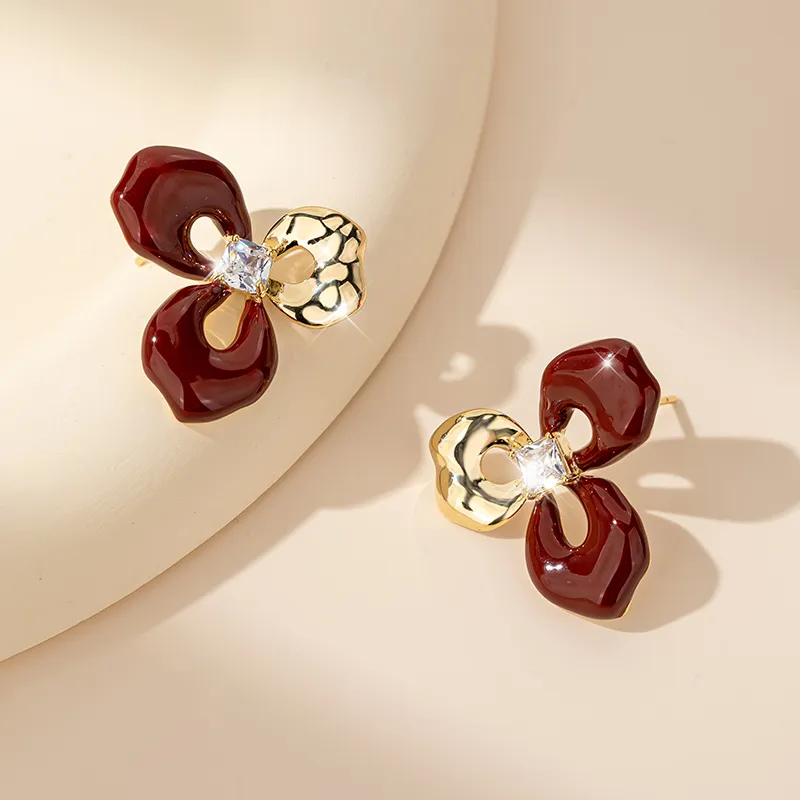 QLADY S925 Silver Stud Earrings Women's-6